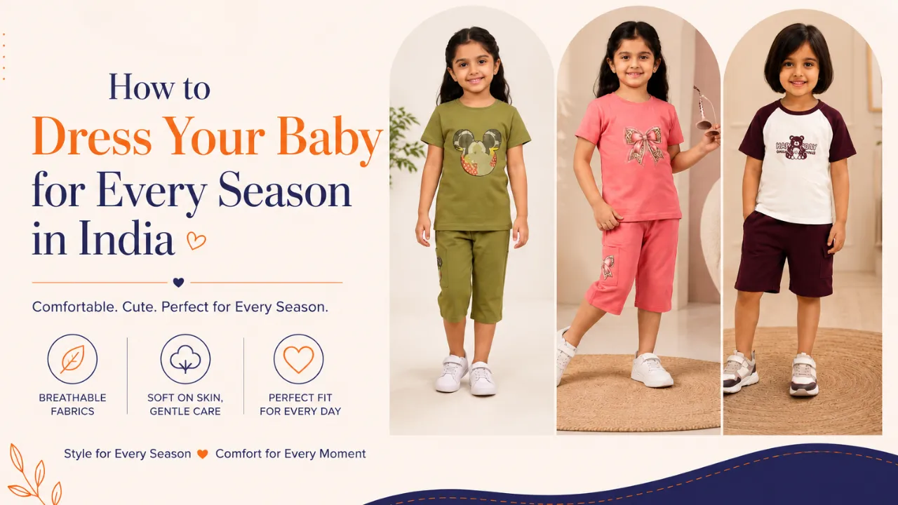 How to Dress Your Baby for Every Season in India